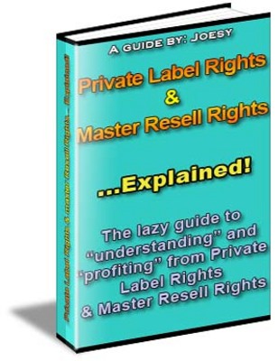 Product picture Private Label Rights  & Master Resell Rights Explained!