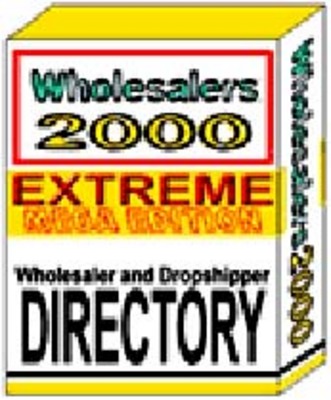 Product picture 2K Wholesalers 2000 Extreme Wholesale Dropshipping Directory